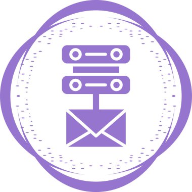 e-posta mektup simge vektör çizim 