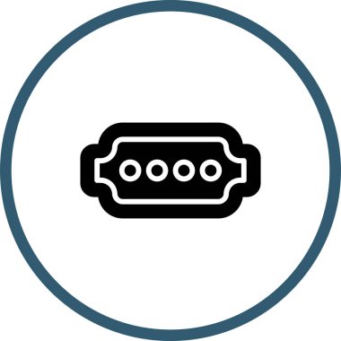 Pil. Web simgesi basit illüstrasyon 