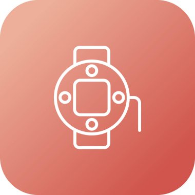 Modern Balık Teybi simgesinin vektör çizimi          