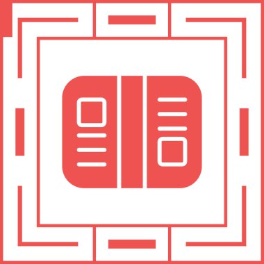 Kutu simgesi vektör illüstrasyonu