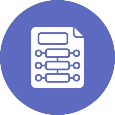 Infographic web simgesinin vektör illüstrasyonu