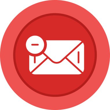 Simge işaret vektörü illüstrasyonunu sil 