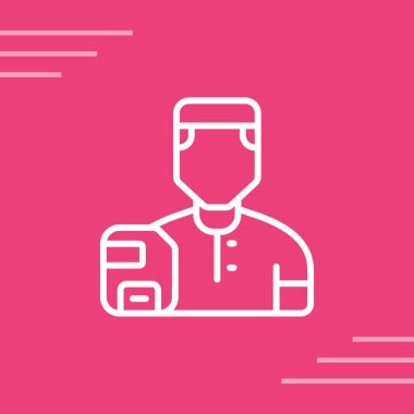 kullanıcı. Web simgesi vektör illüstrasyonu