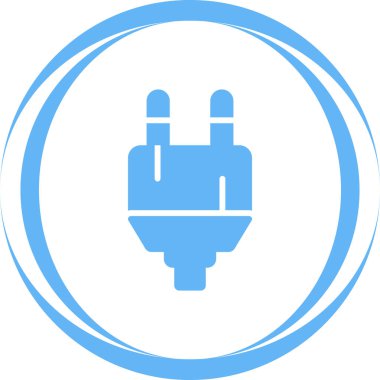 elektrik dolgu simgesi web illüstrasyonu