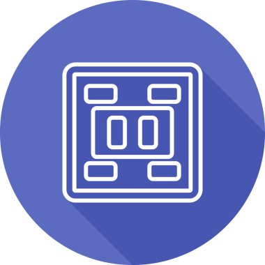 Soket simgesi tasarımı, vektör illüstrasyonu