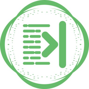 Geçiş simgesinin vektör illüstrasyonu