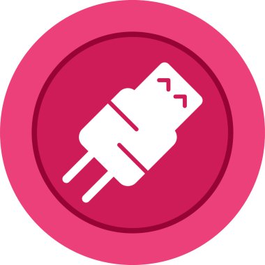 usb simgesi, vektör illüstrasyonu basit tasarım