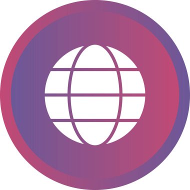 Globe web simgesinin illüstrasyonu 