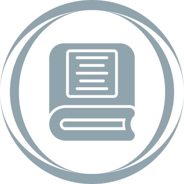 kitap simgesi, vektör illüstrasyonu basit tasarım