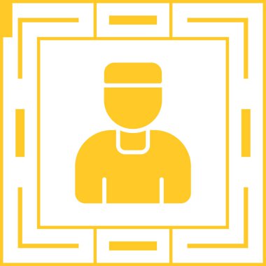 kullanıcı web simgesi, basit vektör illüstrasyonu