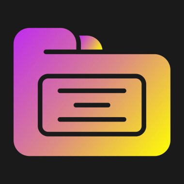 dizin web simgesi, basit vektör illüstrasyonu