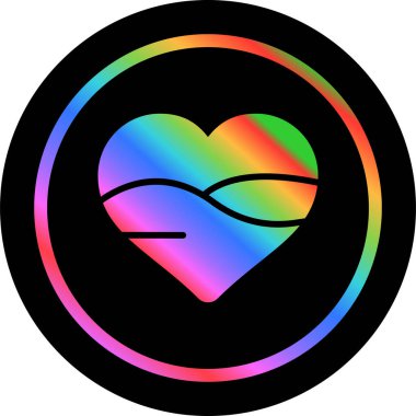 kalp simgesi, web basit illüstrasyon