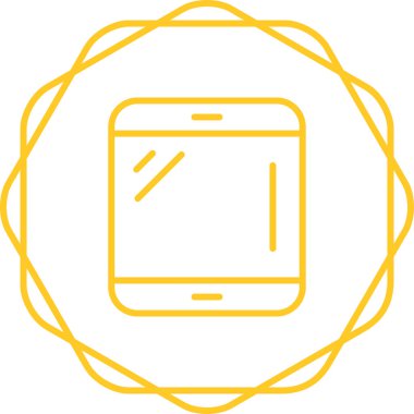 dijital tablet, teknoloji izole edilmiş simge