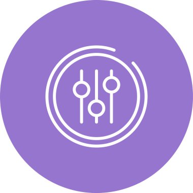 Ses ekolayzer simge vektör çizim