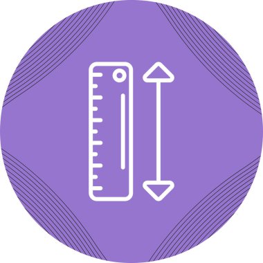 vektör çizim ölçek simgesi