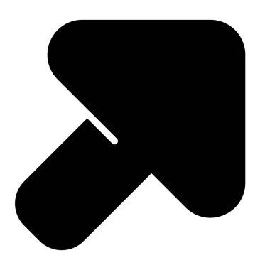 ok web simgesi, vektör çizim