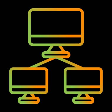 Ağ İzleme Vektörü Simgesi Beyaz Arkaplanda İzole Edildi 