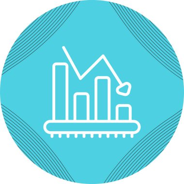 Beyaz Arkaplanda Çubuk Çizelgesi Analiz Vektörü Simgesi İzole Edildi 