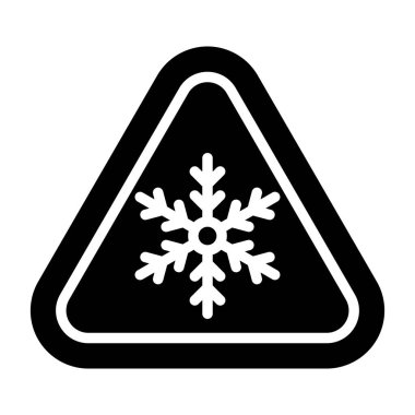 Kar tanesi. Web simgesi basit illüstrasyon