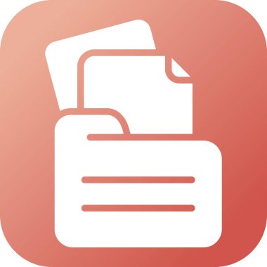 dizin web simgesi, basit vektör illüstrasyonu