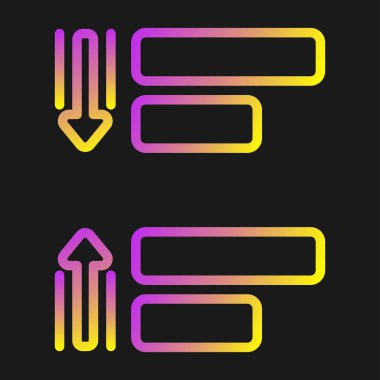 Boşluk simgesinin vektör illüstrasyonu