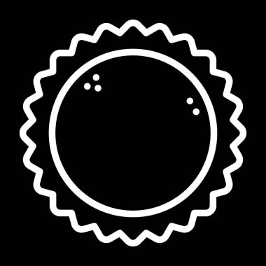 Güneş. Web simgesi basit illüstrasyon