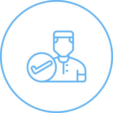 kullanıcı web simgesi, basit vektör illüstrasyonu