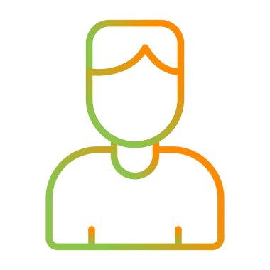 Hasta web simgesi vektör illüstrasyonu