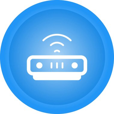 Yönlendirici. Web simgesi basit illüstrasyon 