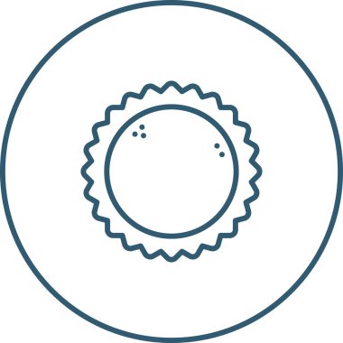 Güneş. Web simgesi basit illüstrasyon