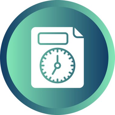 belge web simgesi vektör illüstrasyonu