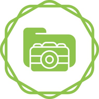 belge web simgesi vektör illüstrasyonu