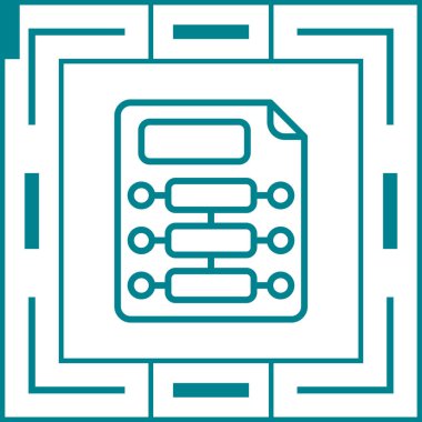 Infographic web simgesinin vektör illüstrasyonu