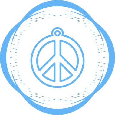 Barış işareti web illüstrasyon tasarımı