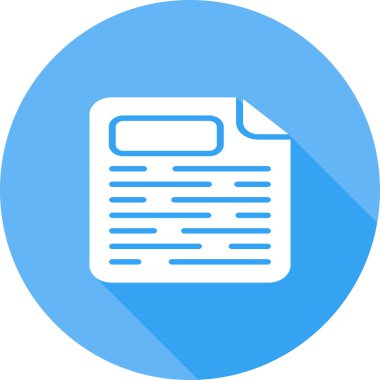 Sayfa Yüzleşmesi simgesinin vektör çizimi