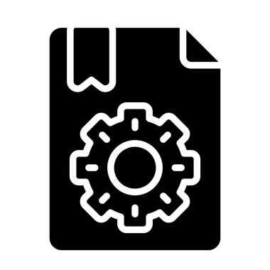 Metin simgesinin vektör illüstrasyonu