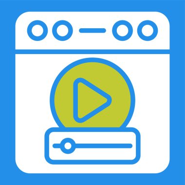 tarayıcı simgesi vektör illüstrasyonu