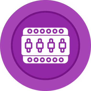 Aktarım Düğmesi simgesi, vektör illüstrasyonu