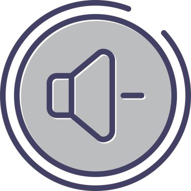 Down Button modern simgesinin vektör illüstrasyonu