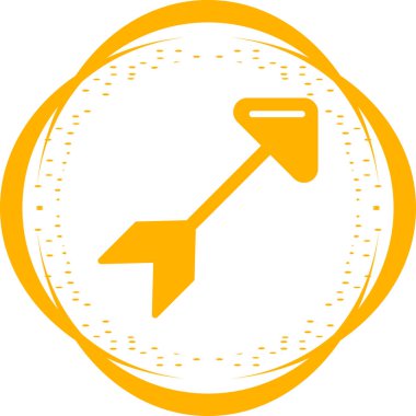 ok web simgesi, vektör çizim