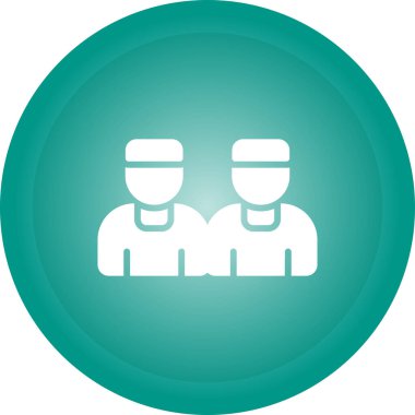 Kullanıcı simgesinin vektör illüstrasyonu