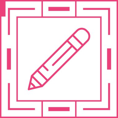 Kalem. Web simgesi basit tasarım