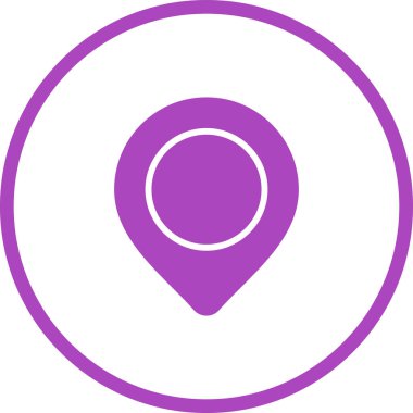 Konum belirleyici simgesinin vektör illüstrasyonu