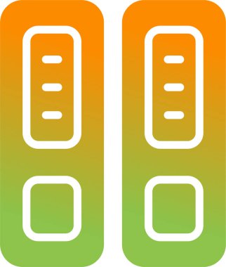 dizin web simgesi, basit vektör illüstrasyonu