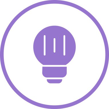  Led Ampul simgesi tasarım vektörü