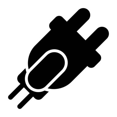 elektrik dolgu simgesi web illüstrasyonu