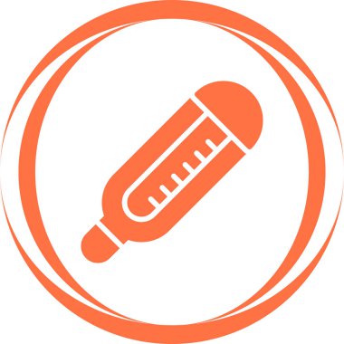 termometre ağ simgesi vektör çizimi