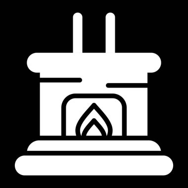 Fırın simgesinin vektör illüstrasyonu