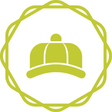 hat web simgesi vektör illüstrasyonu 