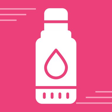 Dudak kremi web simgesi, basit illüstrasyon 